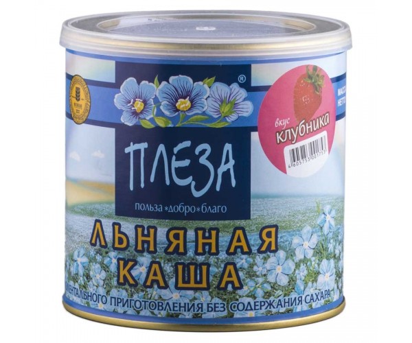 Каша льняная со вкусом Клубники (400г)